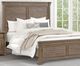 Furniture of America® Sheringham Weathered Gray Queen Panel Bed-0