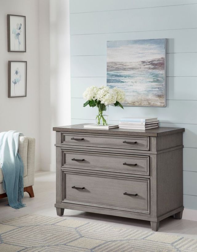 aspenhome® Caraway Aged Slate Lateral File Cabinet-1