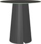 Amisco Customizable Gemma 42" Round Bar Height Pub Table with 0.5" Starstone on Glass Top-0