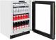 ZLINE Autograph Edition Touchstone 5.2 Cu. Ft. Stainless Steel Beverage Center with Black Stainless Steel Glass Door and Polished Gold Handle-4
