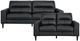 Homelegance® Lewes 2-Piece Black Living Room Seating Set-0