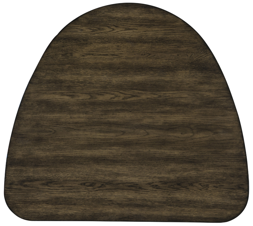 New Classic Home Furnishings Rex Guitar Pick Corner Table - Thumbnail 4