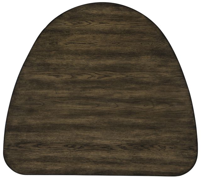 New Classic® Home Furnishings Rex Walnut Brown Guitar Pick Corner Table-4