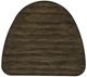 New Classic® Home Furnishings Rex Walnut Brown Guitar Pick Corner Table-4