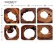 Uttermost® Adlai 6-Piece Coffee Brown Wall Decor Set-3
