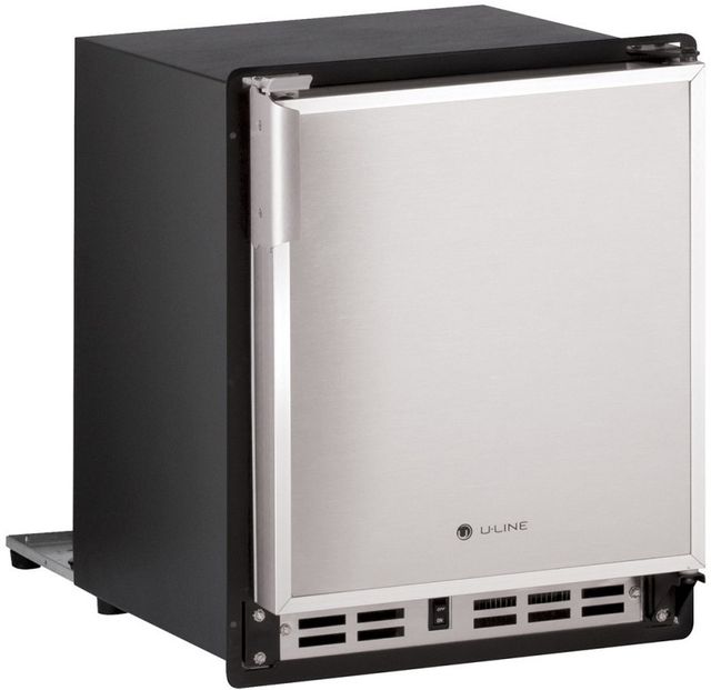 U-Line® Marine Series 15.13" Stainless Steel Ice Maker-0