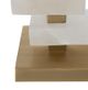 A & B Home Gold/White Alabaster Slab Table Lamp-3