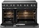 Viking® 5 Series 48" Antique Bronze Pro Style Induction Range with Polished Chrome Trim-1