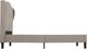 Primo™ International Greta Grey Full Upholstered Wingback Platform Bed-2