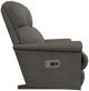 La-Z-Boy® Pinnacle Graphite Power Wall Recliner with Headrest and Lumbar-3