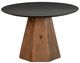 Furniture Classics Phoebe Black Dining Table with Brown Base-1