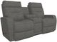 La-Z-Boy® Baron Slate Manual Wall Reclining Loveseat with Console-0