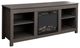 Mazin Furniture Amari Grey 58" TV Stand with Fireplace-0
