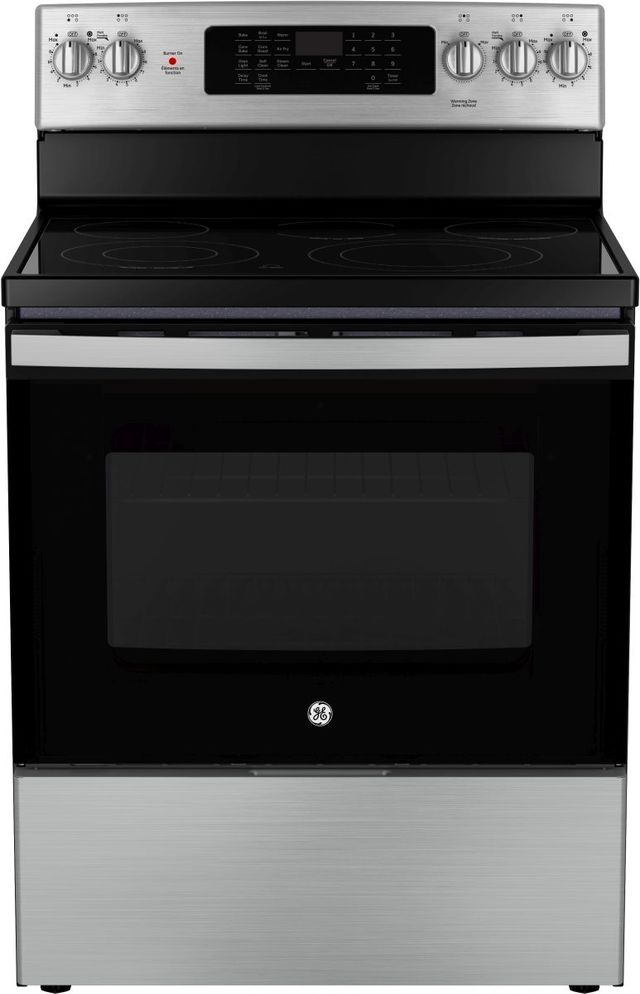 GE® 30" Stainless Steel Freestanding Electric Range-0