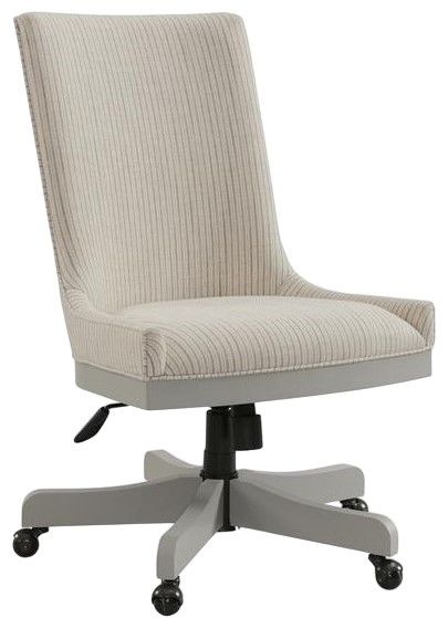Riverside Furniture Osborne Gray/Gray Skies Upholstered Desk Chair-0