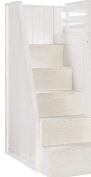 Legacy Kids Teen Ashton Bleached Linen Twin over Full Youth Bunk Bed-1