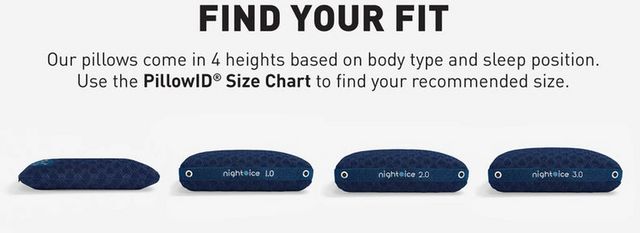 BEDGEAR® Night Ice 1.0 Performance® Blue Medium Standard Bed Pillow-10