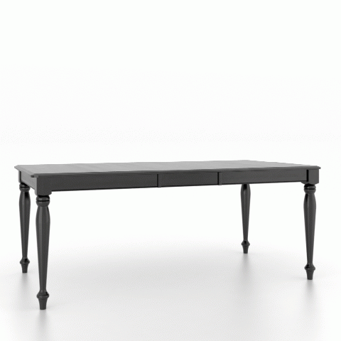 Canadel Customizable Gourmet 76" VA Base Dining Table with One Removable Leaf-2