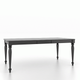 Canadel Customizable Gourmet 76" VA Base Dining Table with One Removable Leaf-2