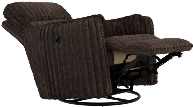 Catnapper® Daydream Chocolate Manual Swivel Gliding Recliner-3