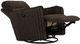 Catnapper® Daydream Chocolate Manual Swivel Gliding Recliner-3