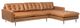 Four Hands Lexi 2-Piece Leather Right-Arm Facing Chaise Sectional-0