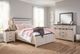 Jofran Inc. Madison County 4-Piece Vintage White Queen Panel Bedroom Set-1