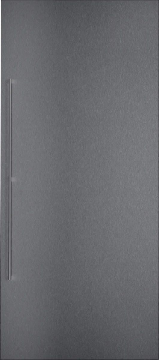 Gaggenau Vario Cooling Expressive Series 35.5" Dark Brushed Stainless Steel Door Panel with Handle-0