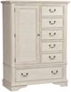 Liberty Furniture Bayside Antique White Gentleman's Chest-0