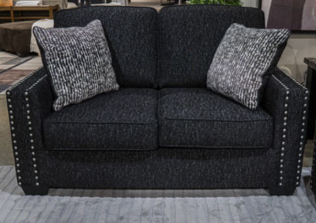 Benchcraft® Jasmine Peaks Coal Loveseat-2