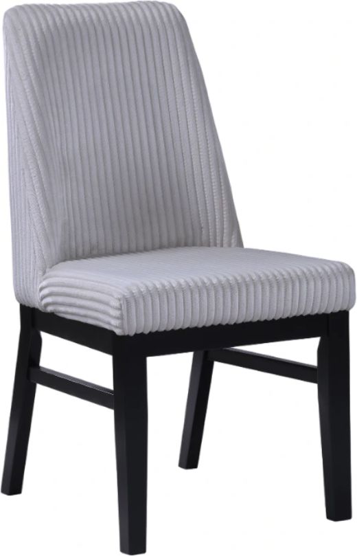Crown Mark Hadley Light Gray/Black Dining Side Chair-0