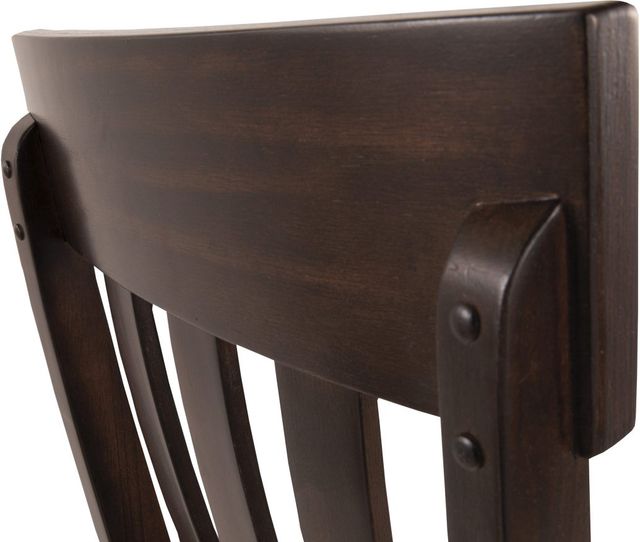 Signature Design by Ashley® Haddigan 5-Piece Dark Brown Dining Room Table Set-3