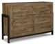 Signature Design by Ashley® Sommerford 5-Piece Brown King Storage Panel Bed Set-2