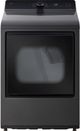 LG Platinum Black Agitator Top Load Washer and Front Load Electric Dryer Laundry Pair-2