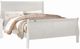 ACME Furniture Louis Philippe White Queen Sleigh Bed-0