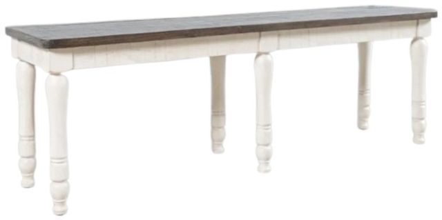 Jofran Inc. Madison County 6-Piece Vintage White Dining Set-3