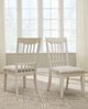 Benchcraft® Shaybrock Antique White/Light Gray Dining Side Chair-4