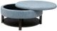 Olliix by Madison Park Denim/Morocco Miller Ottoman-1