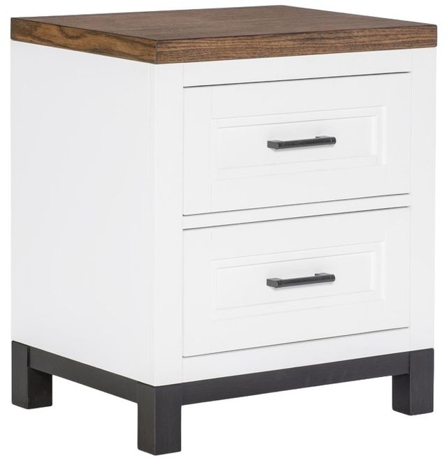Legacy Kids Teen Dutton Toasted/White Youth Nightstand -0
