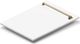 ZLINE Autograph Edition 18" White Matte with Champagne Bronze Handle Dishwasher Panel-2