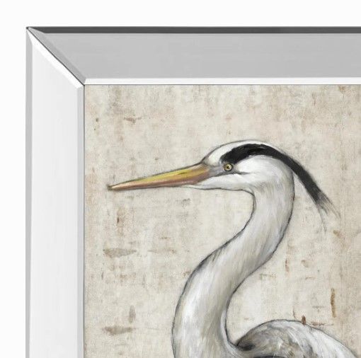 Classy Art Grey Heron II by Tim OToole Wall Art-1