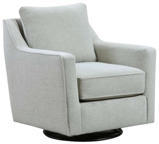 Fusion Furniture Pierson Sage Gray Swivel Glider Chair-0