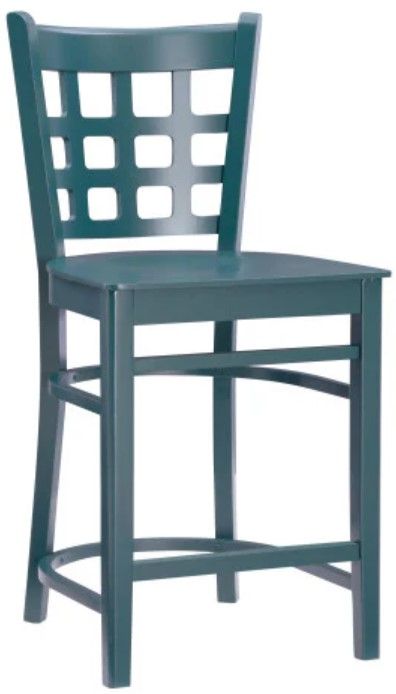 Linon Luna 2-Piece Hunter Green Counter Stool-3