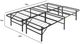 Sleeptone® Black California King Foldable Storage Bed Frame-4