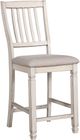 Furniture of America® Kaliyah 2-Piece Antique White/Gray Counter Stool Set-0