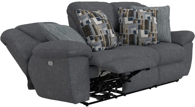Catnapper® Trifecta Smoke Power Reclining Sofa with Drop Down Table-3