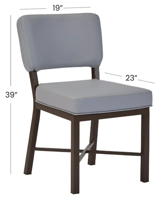 Wesley Allen Miami Customizable Raleigh Dining Side Chair-2