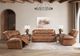 Corinthian Furniture Cordoba Cognac Power Reclining Sofa with Power Headrest and Lumbar-1