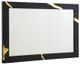 VIG Furniture Modrest Aspen Black/Gold Large Mirror-0