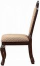 ACME Furniture Chateau De Ville 2-Piece Beige/Espresso Side Chair Set-4